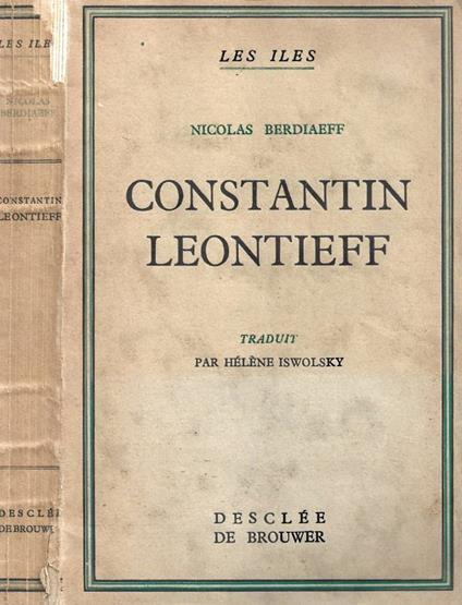 Constantin Leontieff - copertina