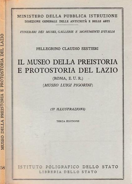 Il museo della preistoria e protostoria del Lazio - copertina