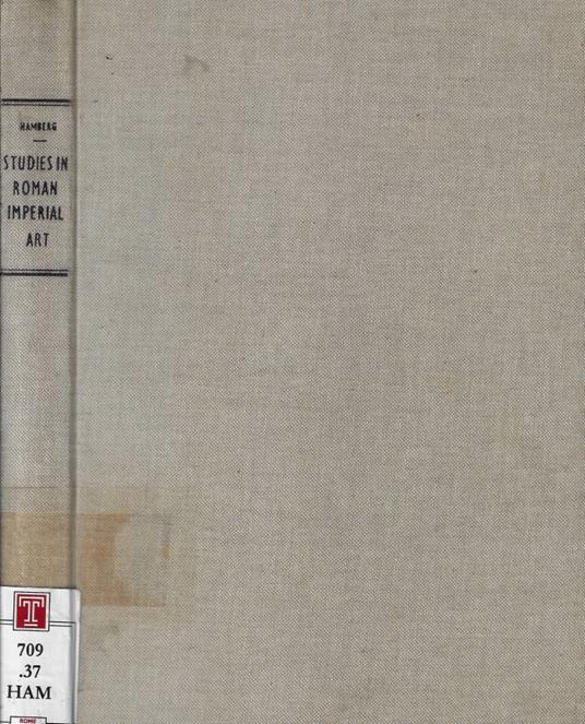 Studies in roman imperial art - copertina