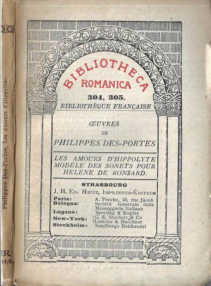 Les amours d' Hyppolyte - copertina