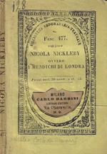 Nicola Nickleby ovvero I mendichi di Londra