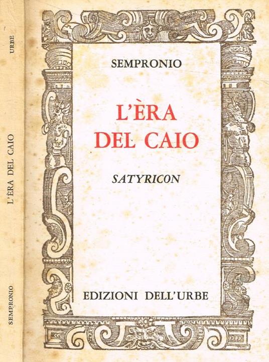L' era del Caio - copertina
