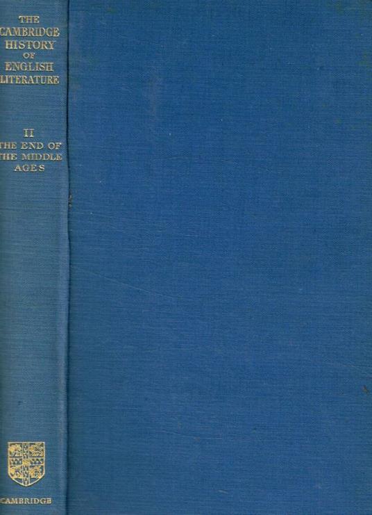 The Cambridge history of English literature - copertina