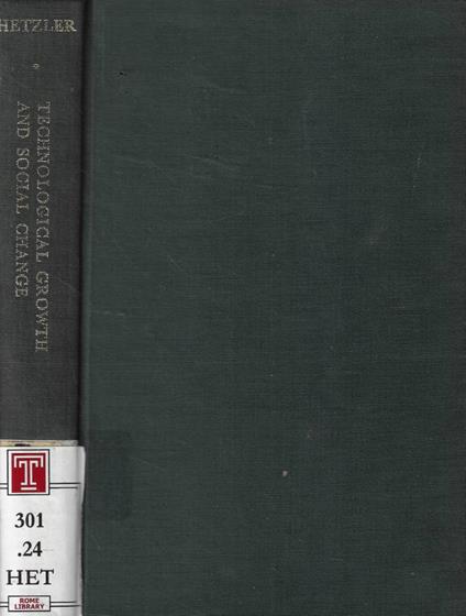 Technological growth and social change - copertina