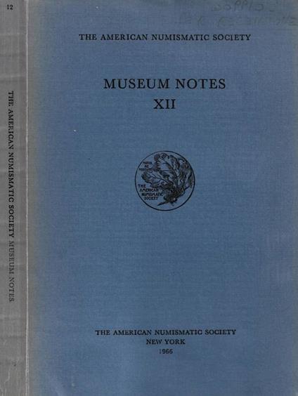 Museum Notes XII - copertina