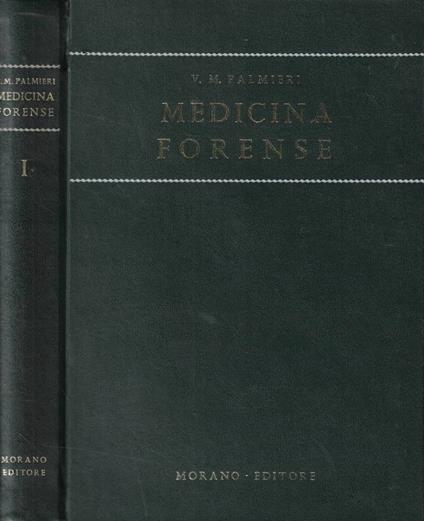 Medicina forense Vol. I: Dottrina - copertina