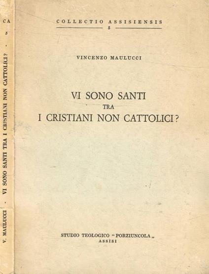 Vi sono Santi tra i cristiani non cattolici? - copertina