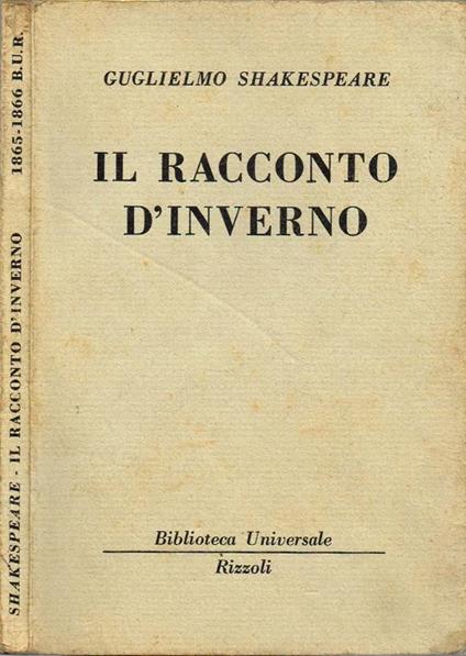 Il racconto d'inverno - copertina