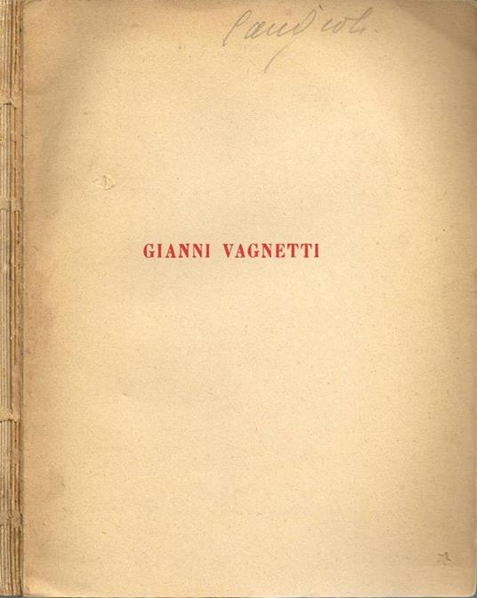 Gianni Vagnetti - Nino Bertocchi - copertina