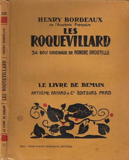 Les Roquevillard - Henry Bordeaux - copertina