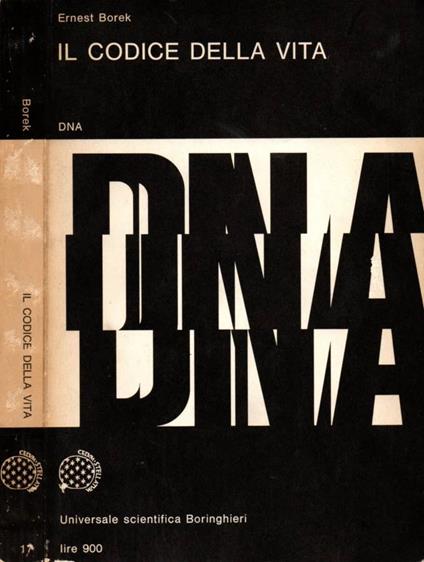 Il codice della vita - Ernest Borek - copertina