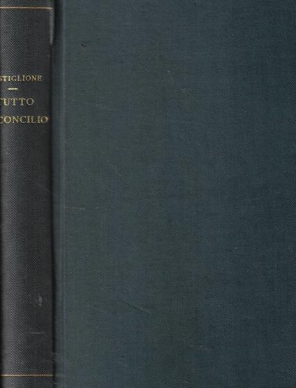 Tutto il concilio - Luigi Castiglione - copertina