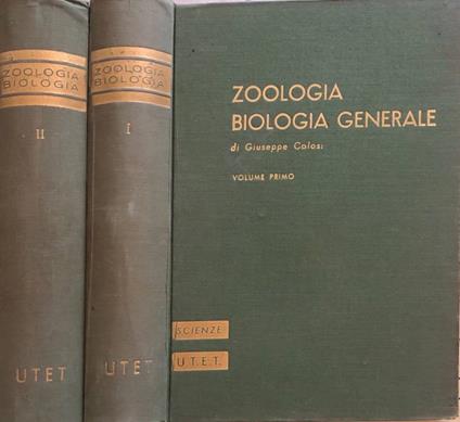 Zoologia e biologia generale - Giuseppe Colosi - copertina