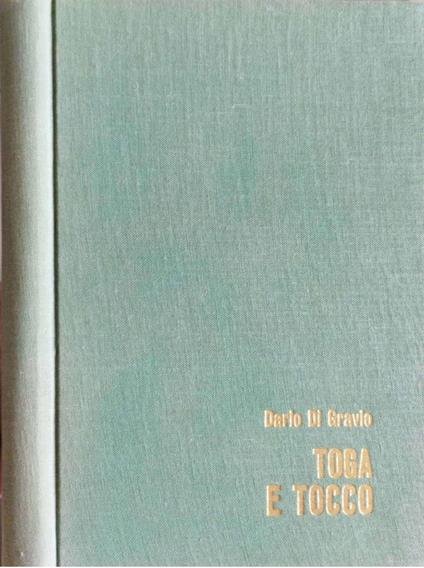 Toga e tocco ( Autografo ) - Dario Di Gravio - copertina