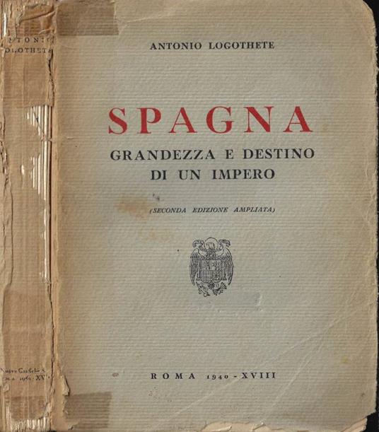 Spagna ( Autografo ) - Antonio Logothete - copertina