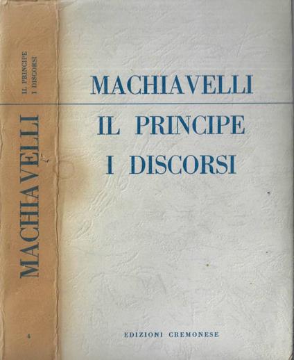 Il principe - I discorsi - Machiavelli - copertina