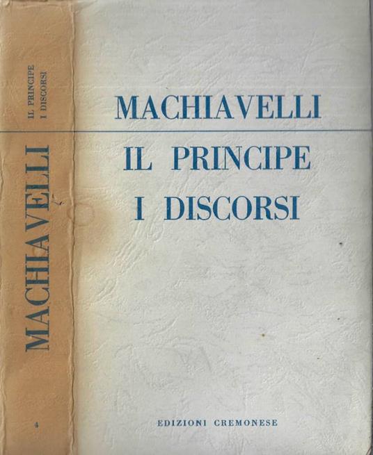 Il principe - I discorsi - Machiavelli - copertina