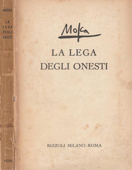 La lega degli onesti - Mosca - copertina