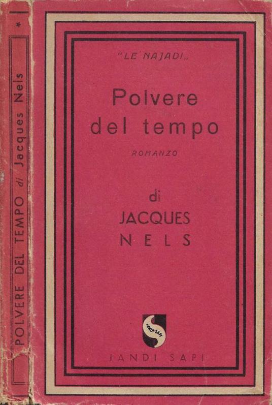 Polvere del tempo - Jacques Nels - copertina