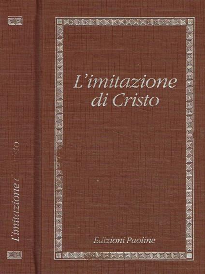 L' imitazione di Cristo - Ugo Nicolini - copertina