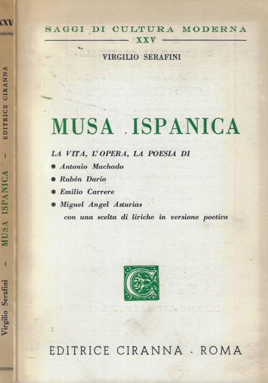 Musa ispanica - Virgilio Serafini - copertina