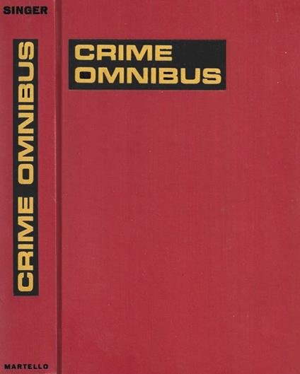 Crime omnibus - Kurt Singer - copertina