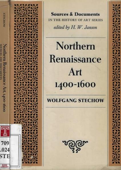 Northern Renaissance Art 1400-1600 - Wolfgang Stechow - copertina