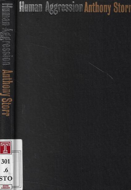 Human Aggression - Anthony Storr - copertina