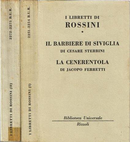 I libretti di Rossini - Vittorio Viviani - copertina