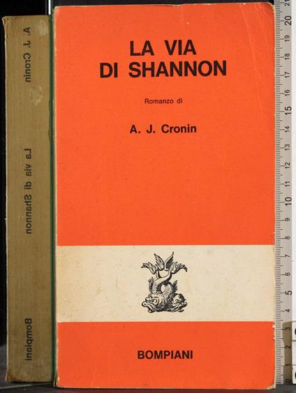 via di Shannon - A. Joseph Cronin - copertina
