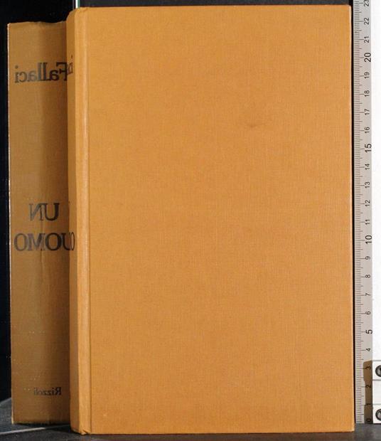 Un uomo - Oriana Fallaci - copertina