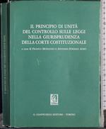 Principio unità controllo leggi giurisprudenza corte