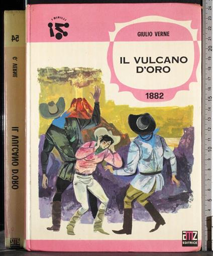 Il vulcano d'oro - Jules Verne - copertina