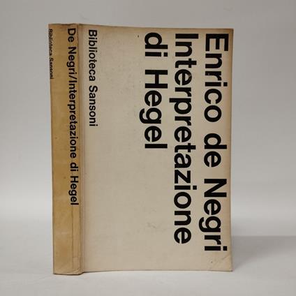 Interpretazione di Hegel - copertina