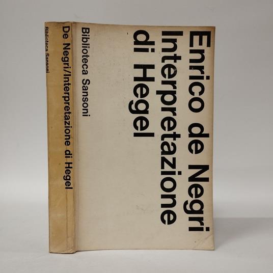 Interpretazione di Hegel - copertina