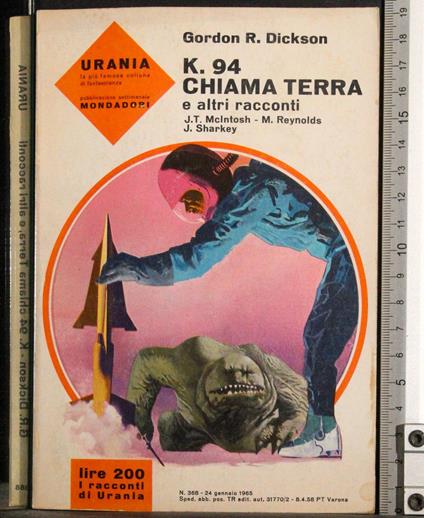 K 94 chiama terra - Gordon R. Dickson - copertina