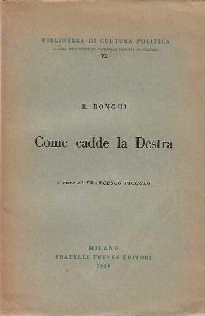 Come cadde la destra - copertina