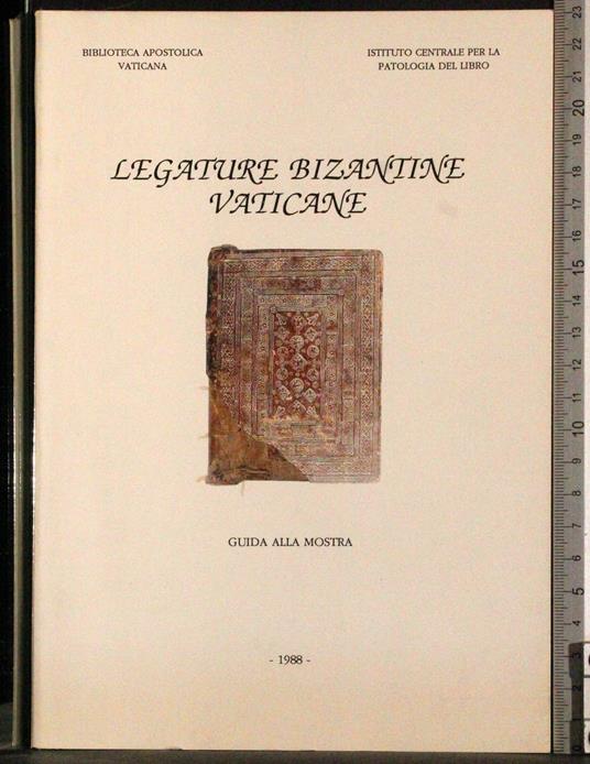 Legature bizantine Vaticane - copertina