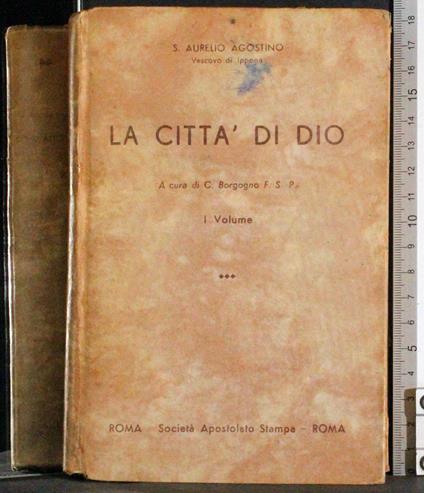 città di Dio. Vol 1 - Aurelio Agostino - copertina