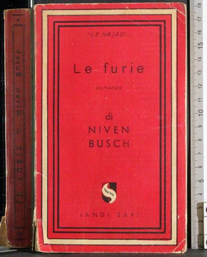 Le furie - Niven Busch - copertina