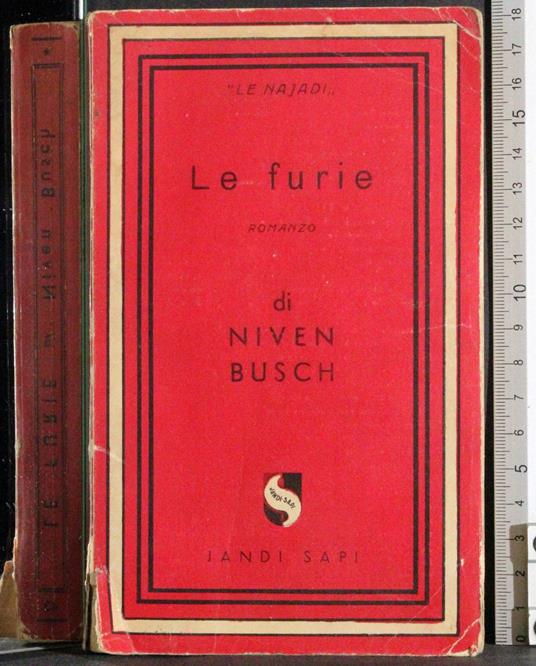 Le furie - Niven Busch - copertina