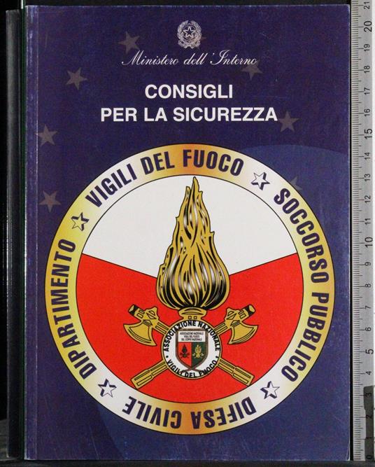Consigli per sicurezza Vigili del fuoco Soccorso - copertina
