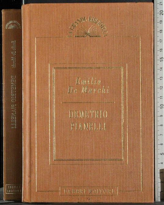 Demetrio pianelli - Emilio De Marchi - copertina