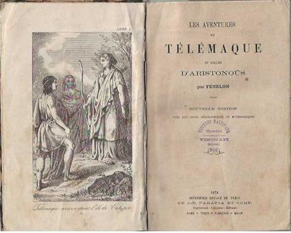 Les Aventures De Telemaque et celles d'aristonous - François Fénelon - copertina