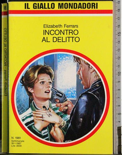 Incontro al delitto - Elizabeth Ferrars - copertina
