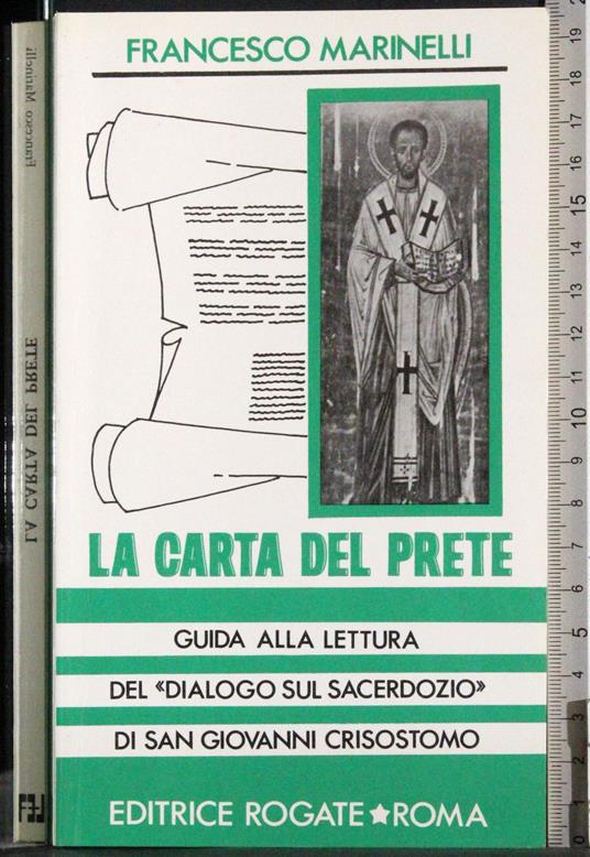 carta del prete - Francesco Marinelli - copertina
