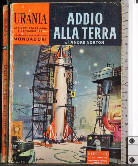 Addio alla terra - André Norton - copertina