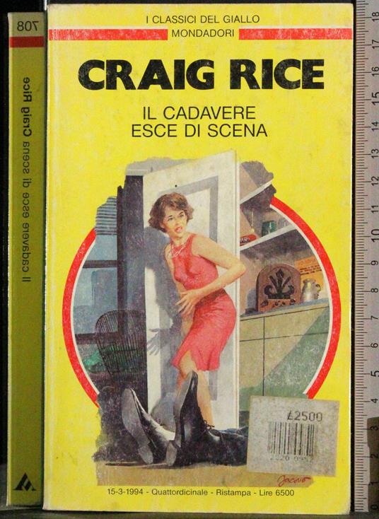 Il cadavere esce di scena - Craig Rice - copertina