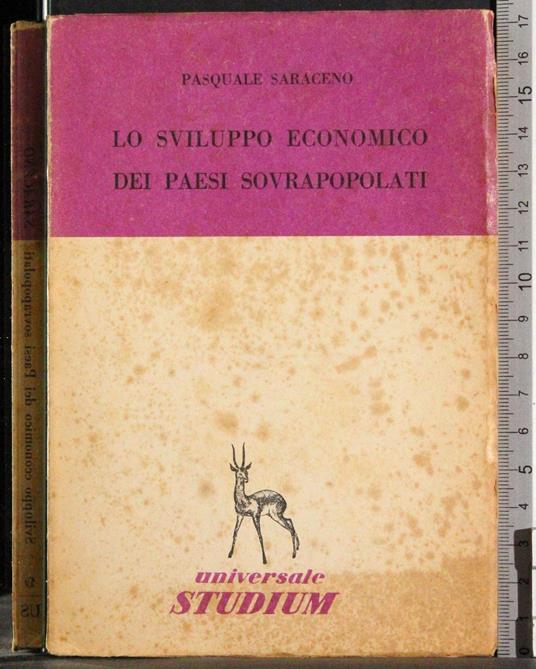 Lo sviluppo economico dei paesi sovrapopolati - Saraceno - copertina