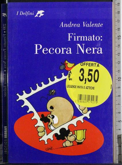 Firmato: Pecora Nera - Andrea Valente - copertina